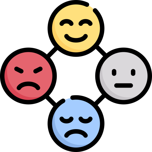 terapia con jo icono que muestra unas emociones expresadas en la terapia humanista integrativa por Freepik en Flaticon